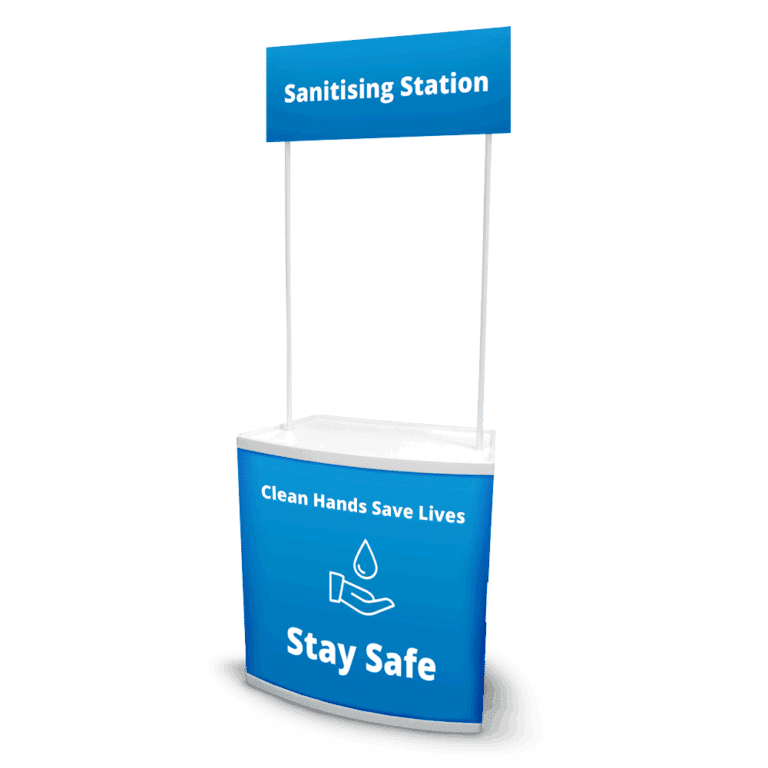 Budget Sanitising Stations Blue