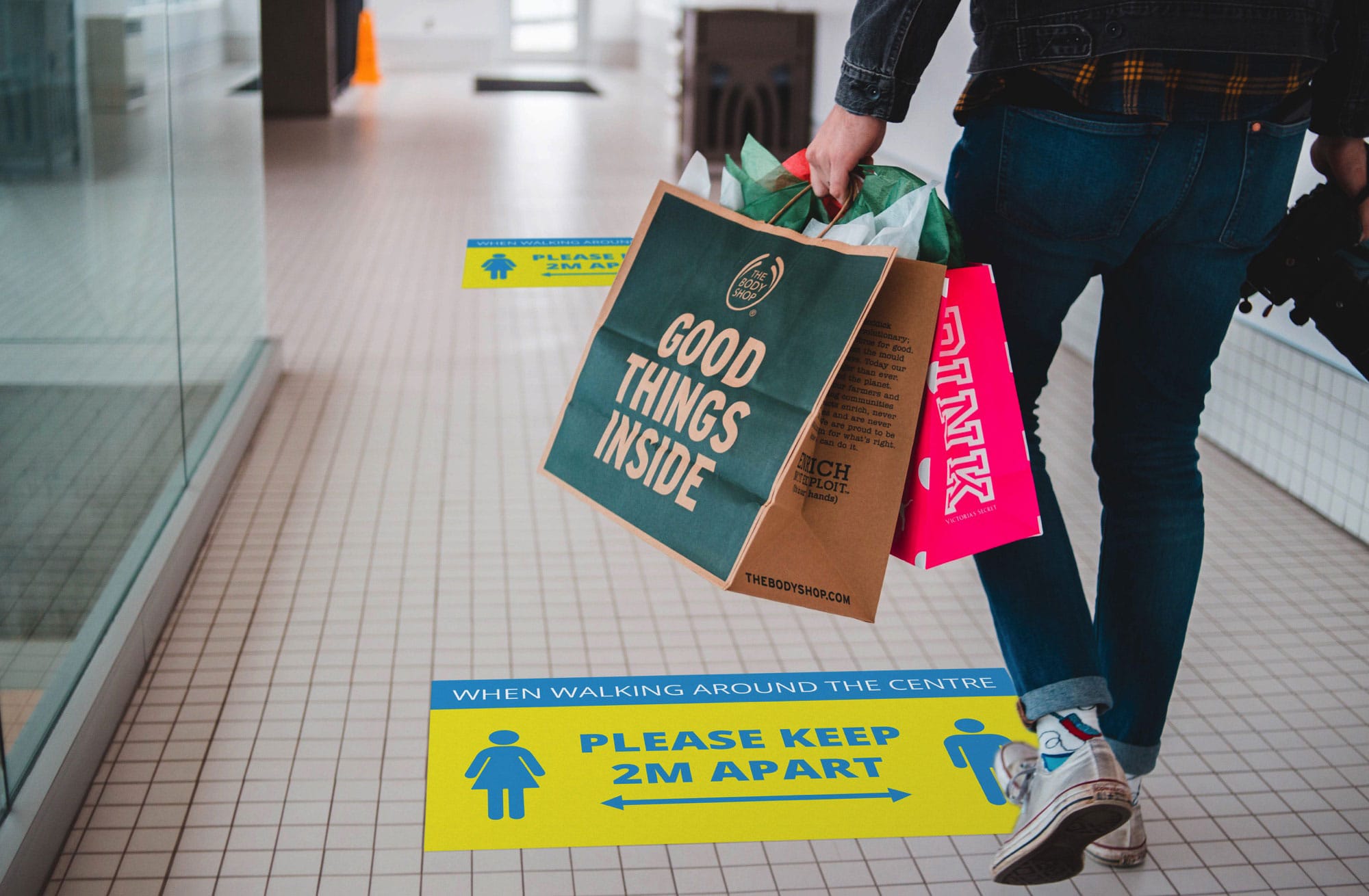Floor Sticker Centre