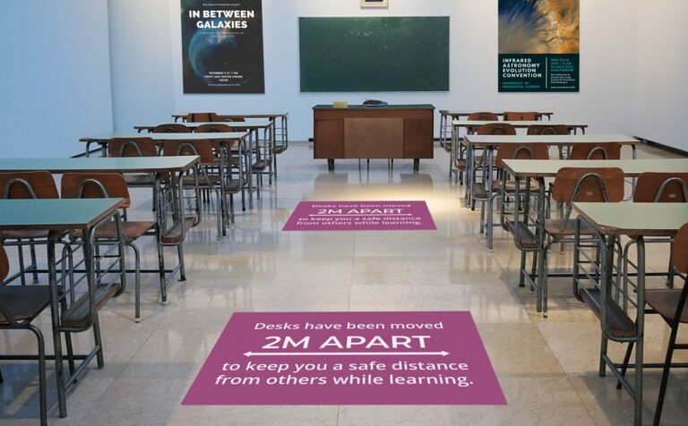 Floor Stickers Social Distance A