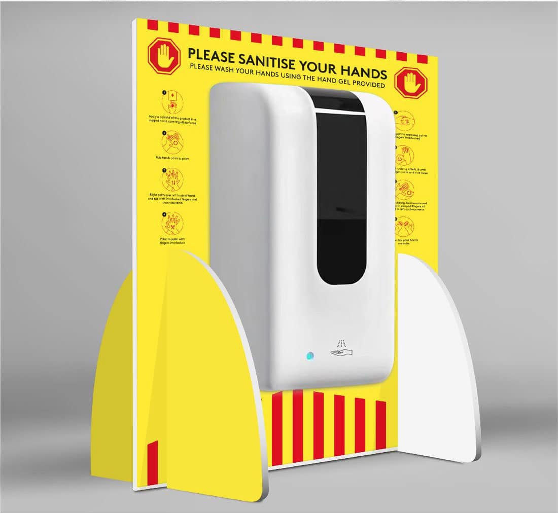 Hand Sanitiser Desktop Automatic Station