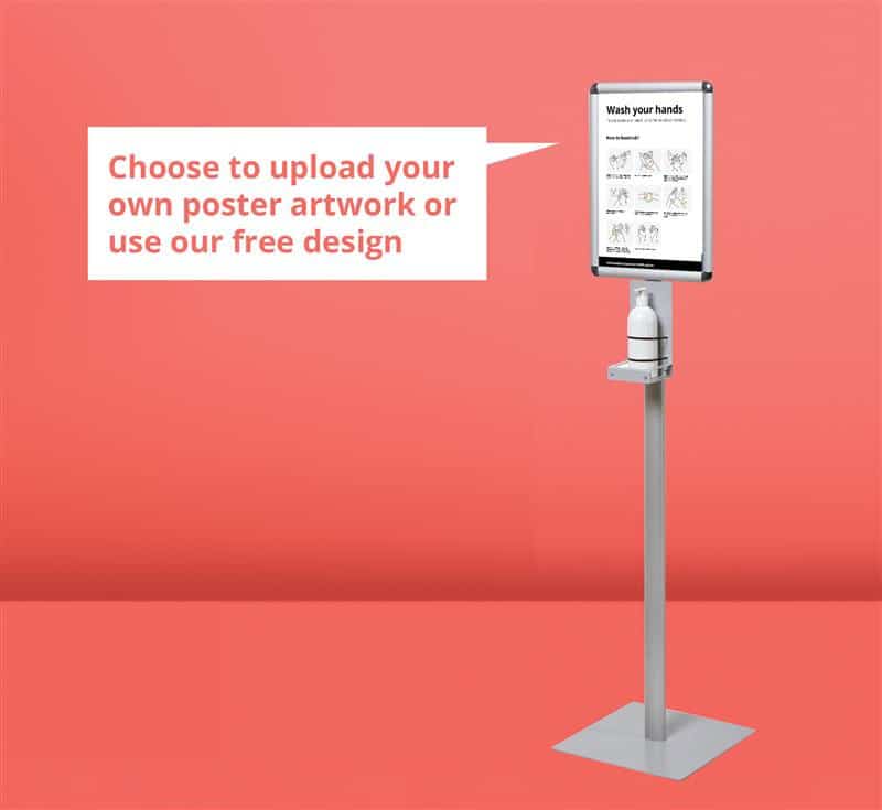 Hand Sanitiser Station Free Standing