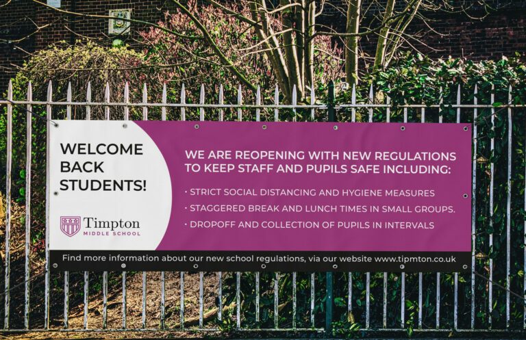 Outdoor Banner School