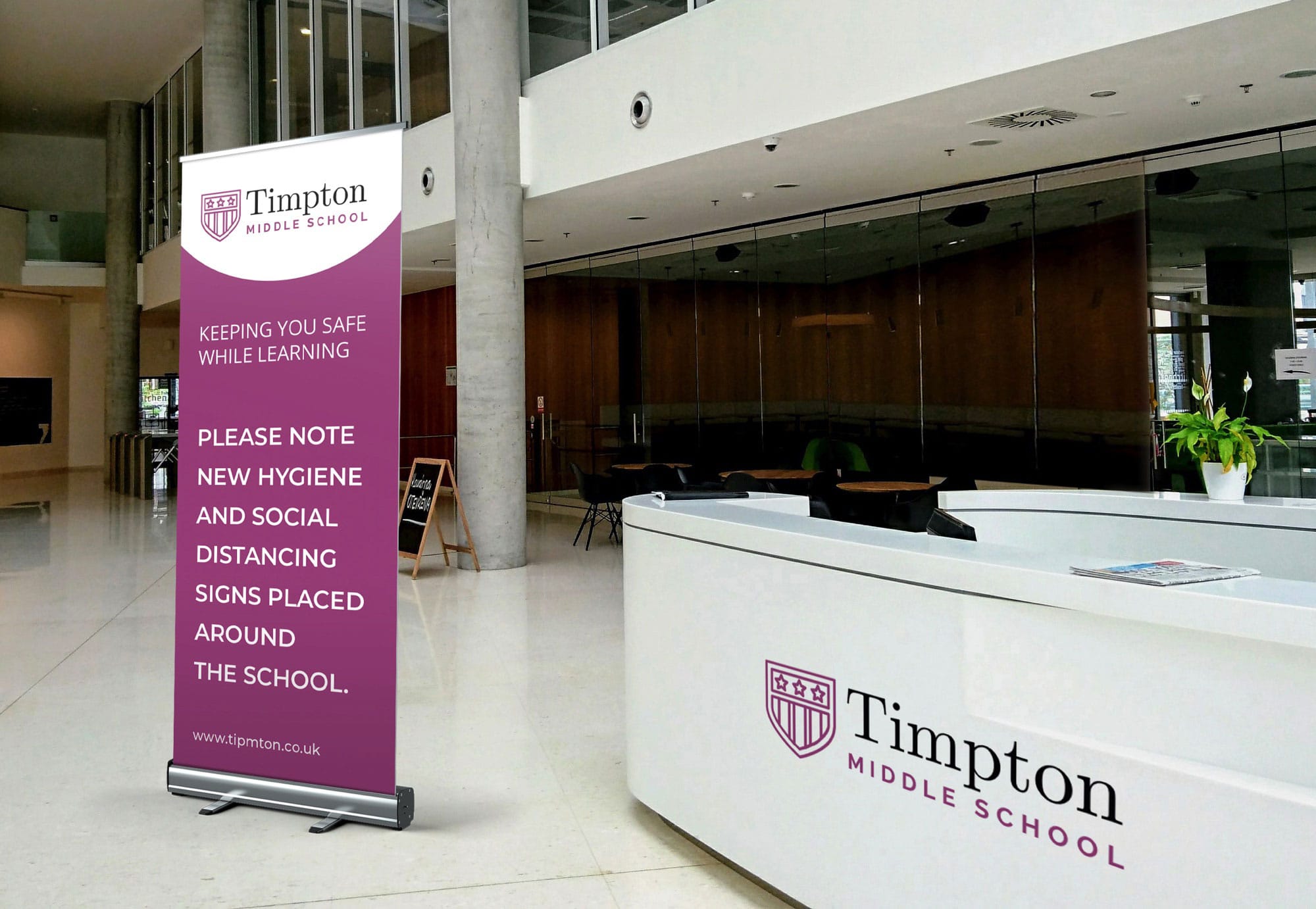 Roll Up Banner School