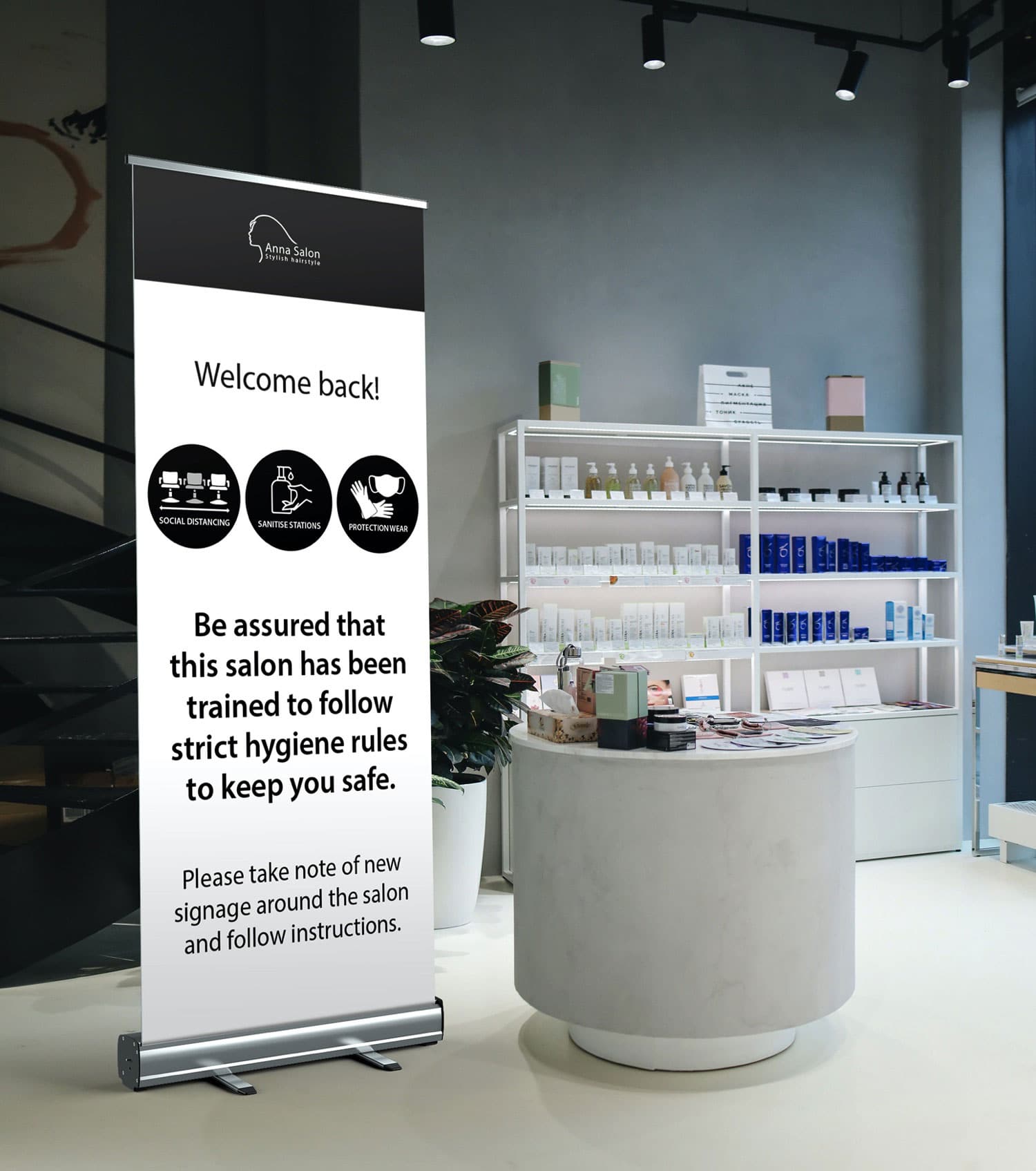 Roller Banner Salon