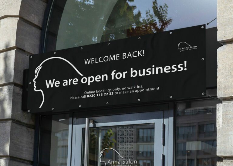 Salon Outdoor Banner