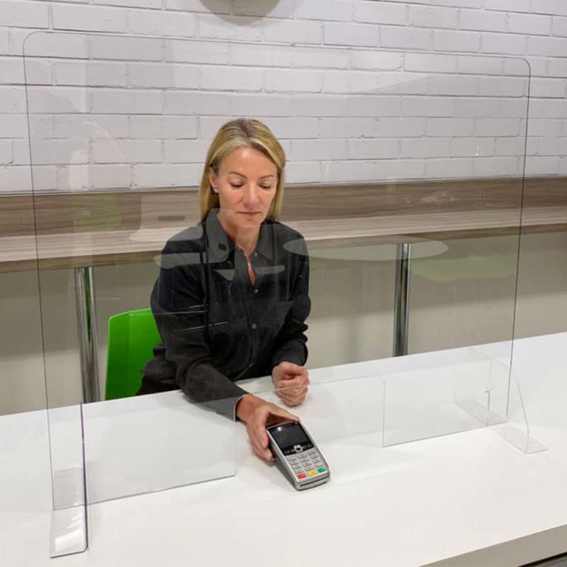 Sneeze Guard Countertop Flat Pack