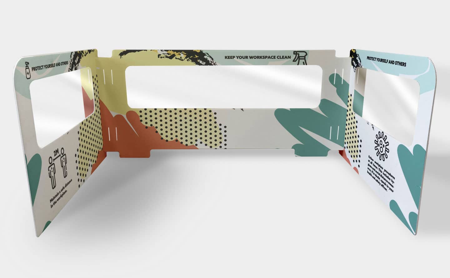 Sneeze Guard Desk Divider B