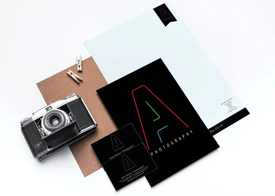 corporate branding and stationery design and print 1120x796px